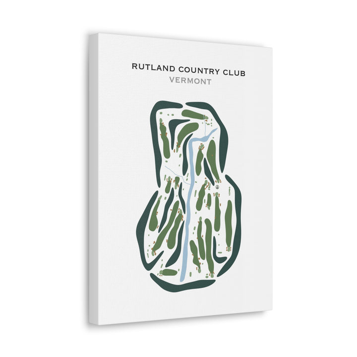 Rutland Country Club, Vermont - Printed Golf Courses