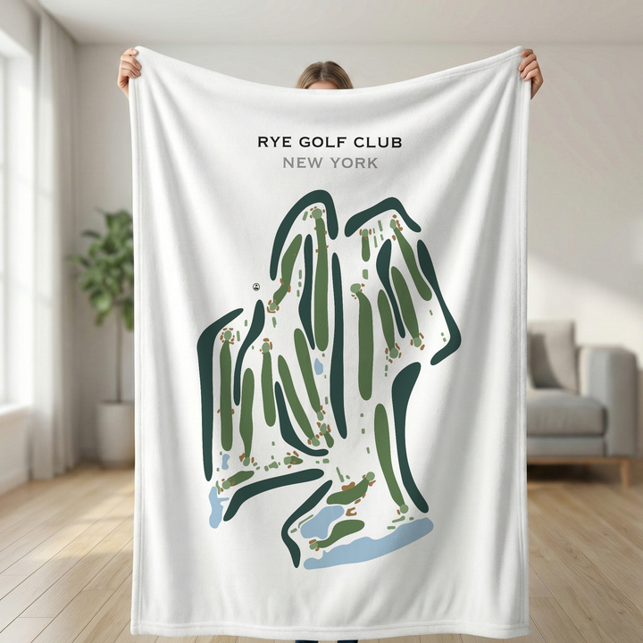 Rye Golf Club, New York - Printed Golf Course