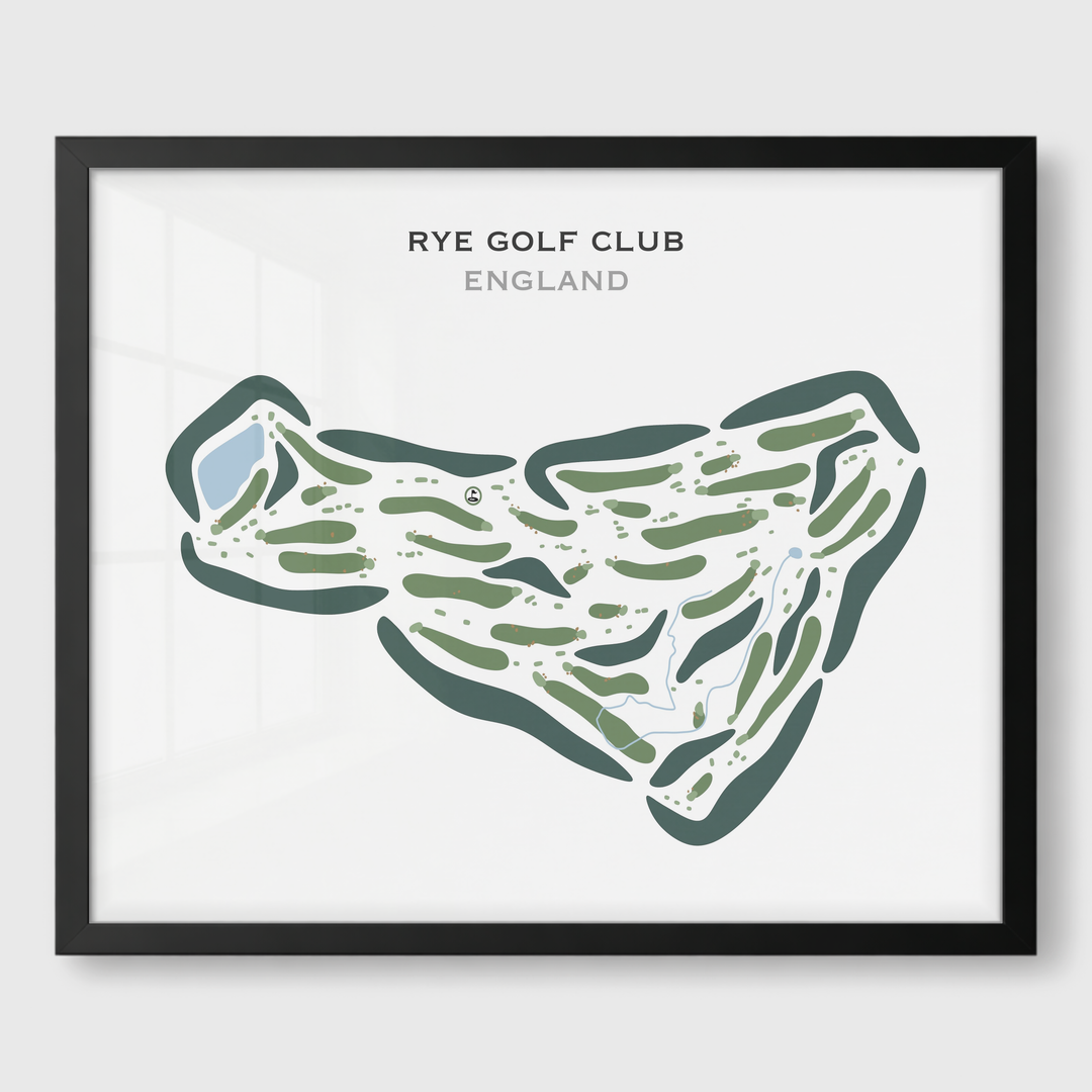 Rye Golf Club, England - Printed Golf Courses