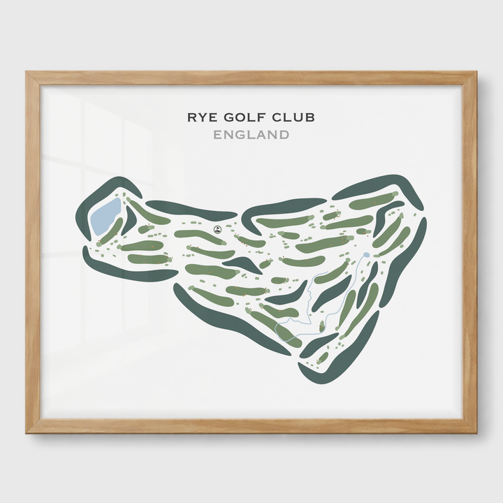 Rye Golf Club, England - Printed Golf Courses
