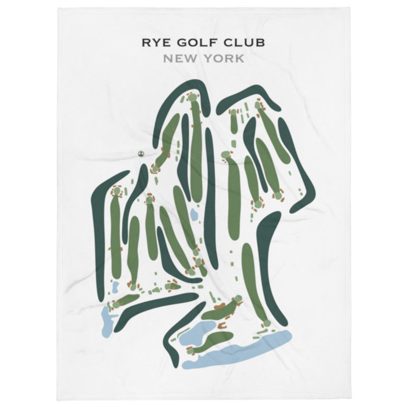 Rye Golf Club, New York - Printed Golf Course