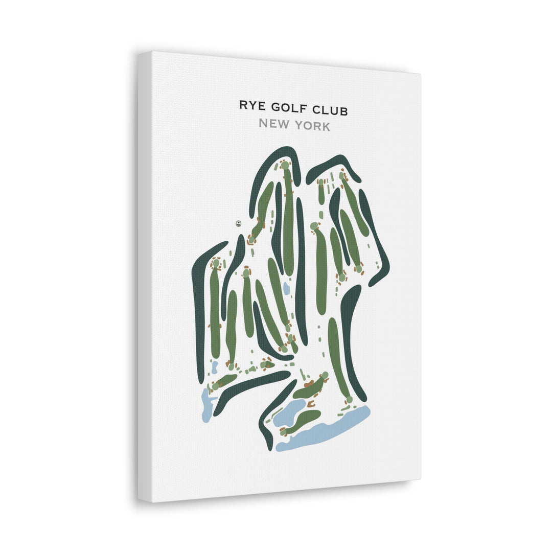 Rye Golf Club, New York - Printed Golf Course