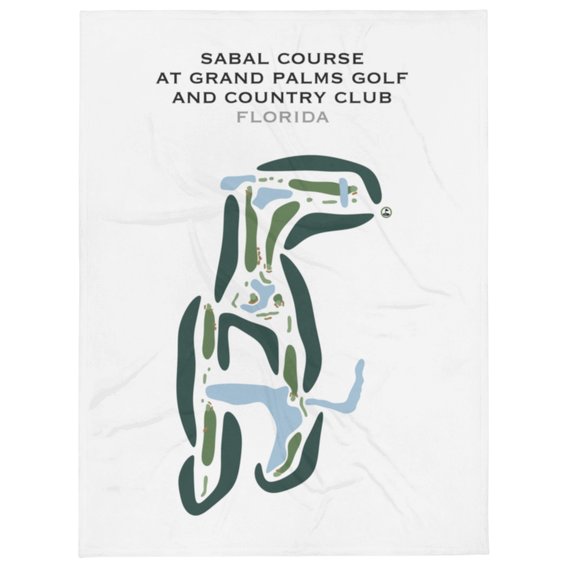 Sabal Course at Grand Palms Golf & Country Club, Florida - Printed Golf Courses