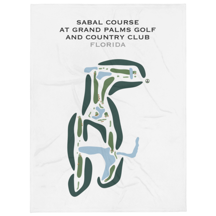 Sabal Course at Grand Palms Golf & Country Club, Florida - Printed Golf Courses