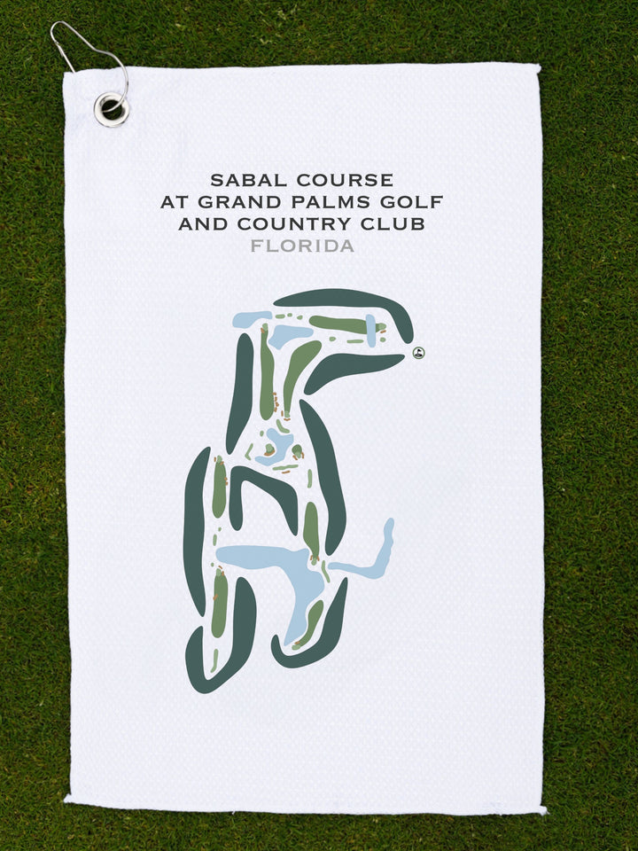 Sabal Course at Grand Palms Golf & Country Club, Florida - Printed Golf Courses