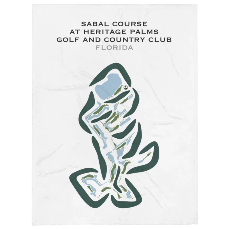 Sabal Course at Heritage Palms Golf & Country Club, Florida - Printed Golf Courses