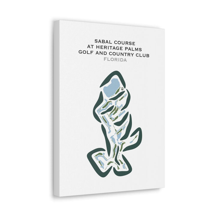 Sabal Course at Heritage Palms Golf & Country Club, Florida - Printed Golf Courses