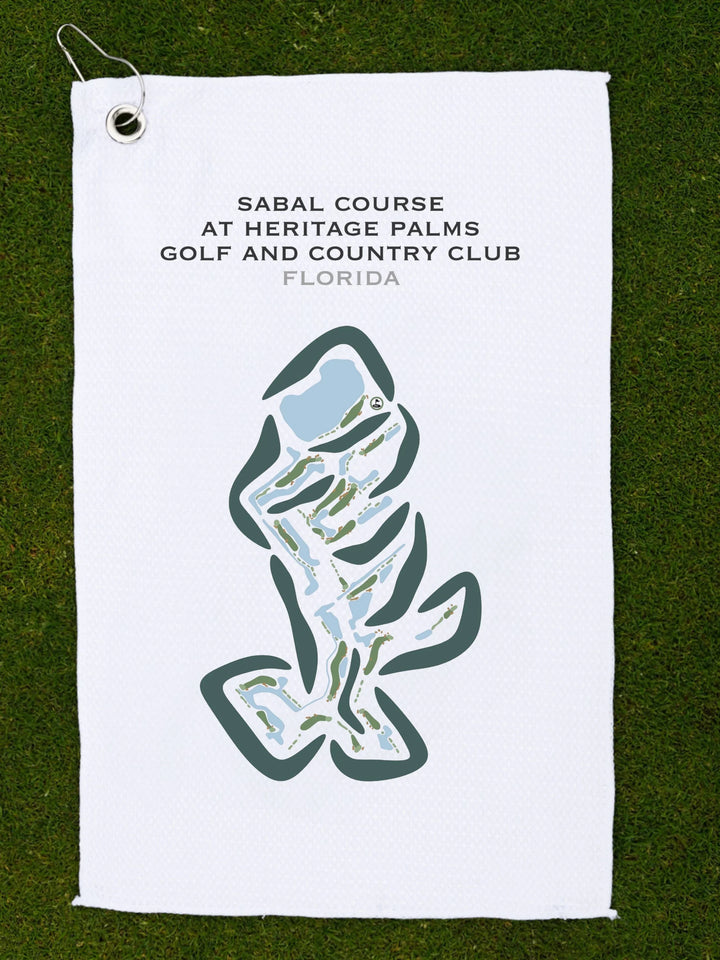 Sabal Course at Heritage Palms Golf & Country Club, Florida - Printed Golf Courses