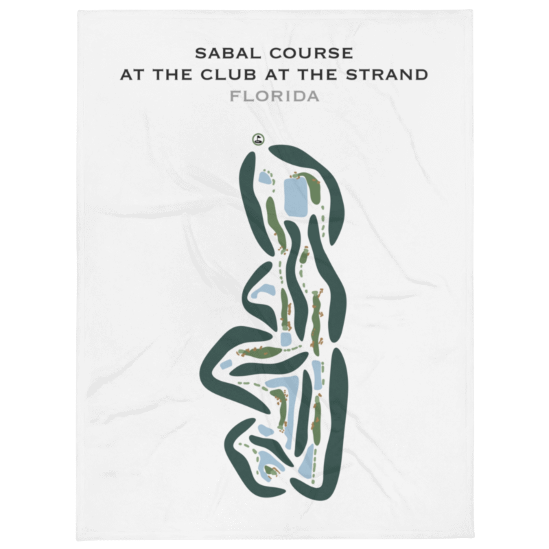 Sabal Course at The Club at the Strand, Florida - Printed Golf Courses