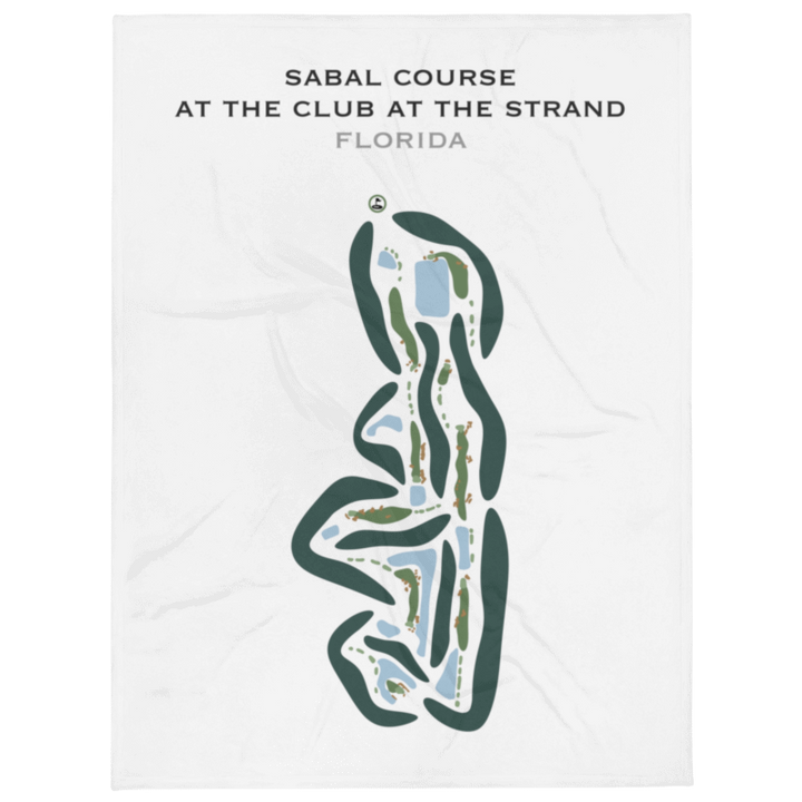 Sabal Course at The Club at the Strand, Florida - Printed Golf Courses