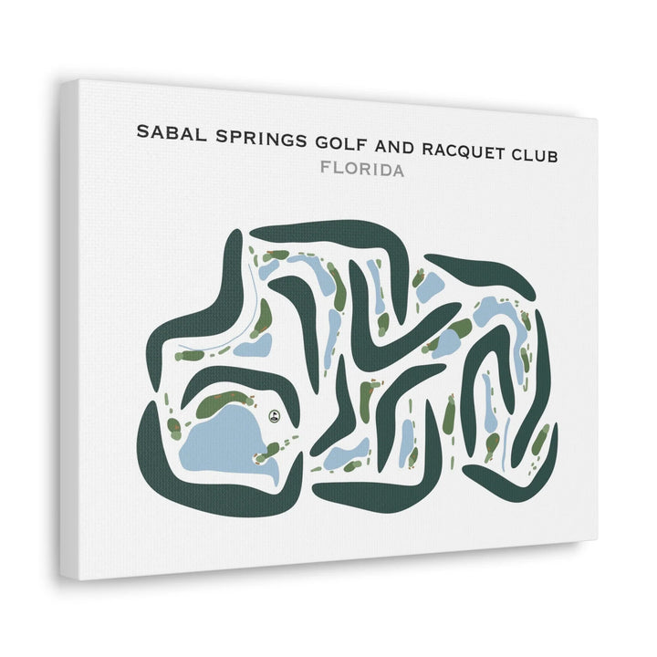 Sabal Springs Golf & Racquet Club, Florida - Printed Golf Courses