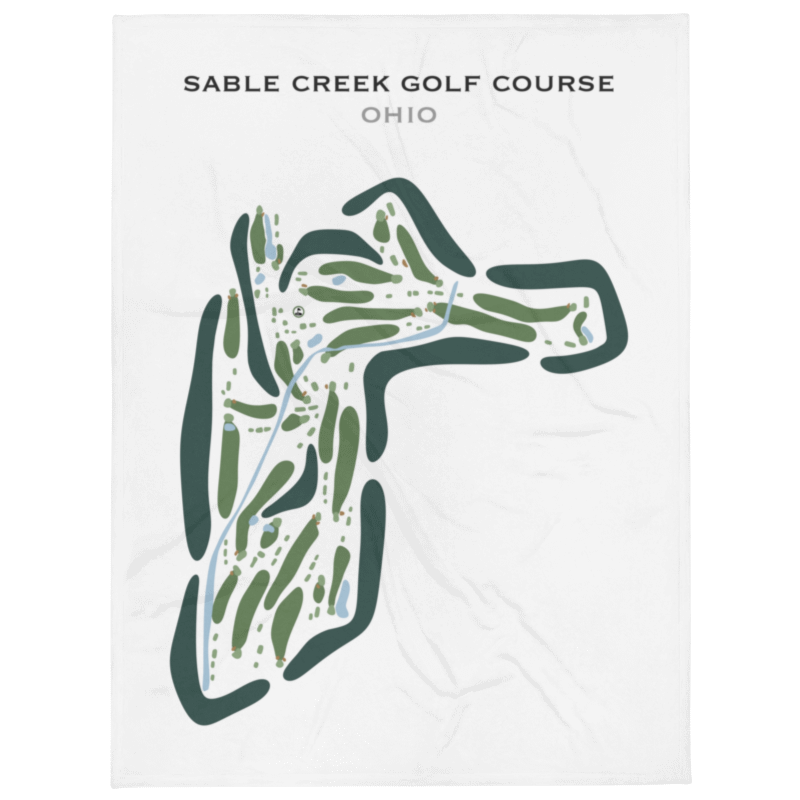 Sable Creek Golf Course, Ohio - Printed Golf Courses