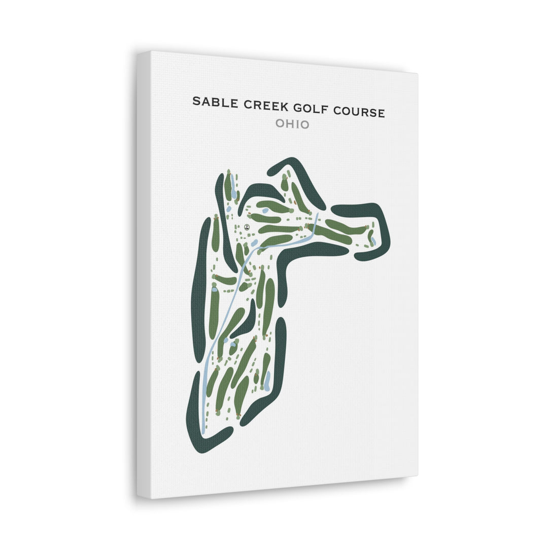 Sable Creek Golf Course, Ohio - Printed Golf Courses