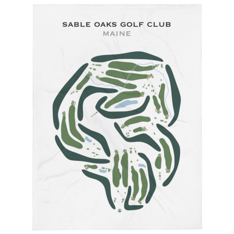 Sable Oaks Golf Club, Maine - Printed Golf Courses