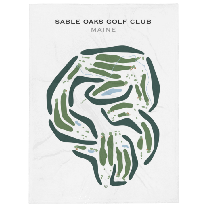 Sable Oaks Golf Club, Maine - Printed Golf Courses