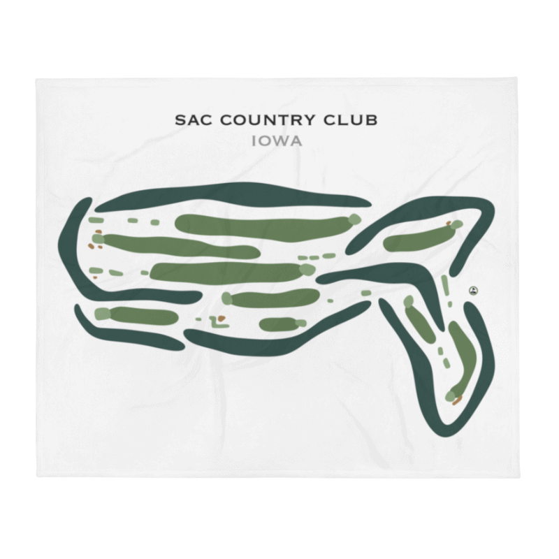 Sac Country Club, Iowa - Printed Golf Courses