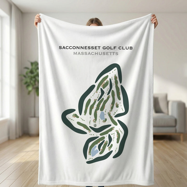 Sacconnesset Golf Club, Massachusetts - Printed Golf Courses