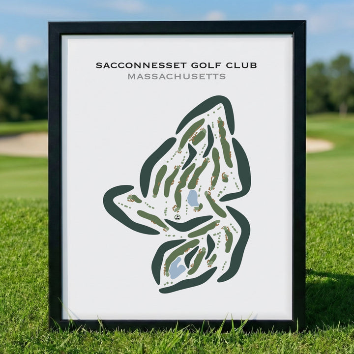 Sacconnesset Golf Club, Massachusetts - Printed Golf Courses