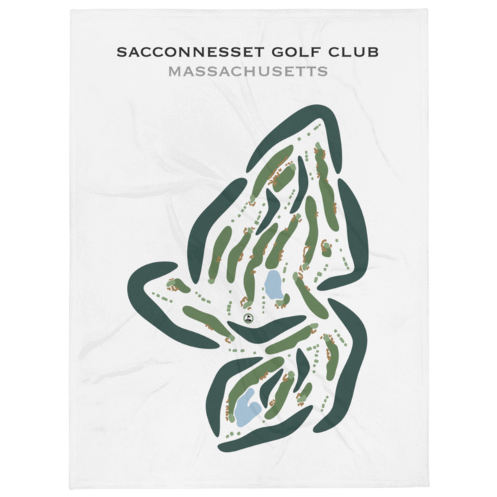Sacconnesset Golf Club, Massachusetts - Printed Golf Courses