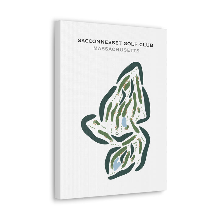 Sacconnesset Golf Club, Massachusetts - Printed Golf Courses