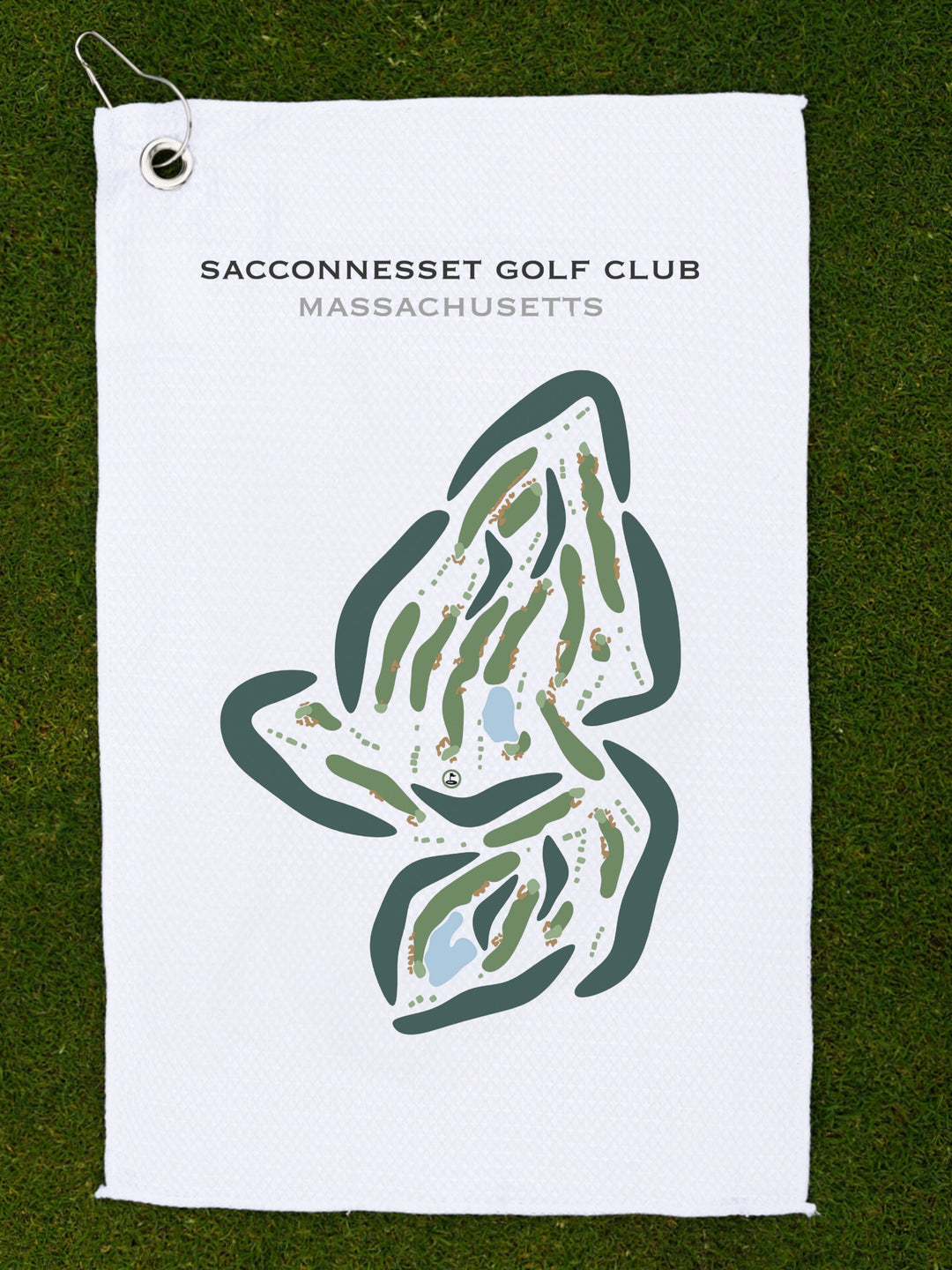 Sacconnesset Golf Club, Massachusetts - Printed Golf Courses