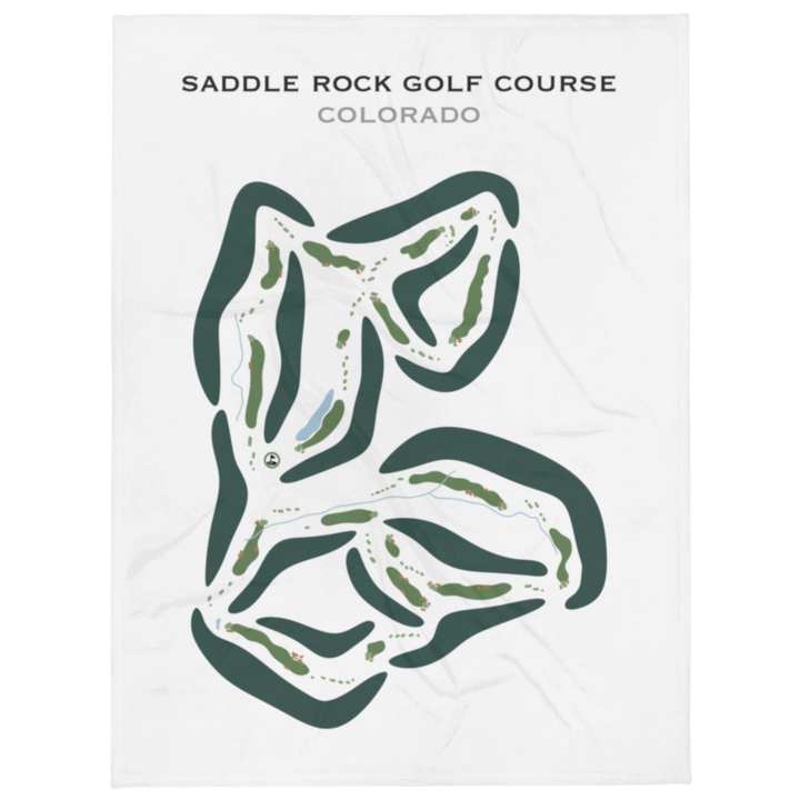 Saddle Rock Golf Course, Colorado - Printed Golf Courses