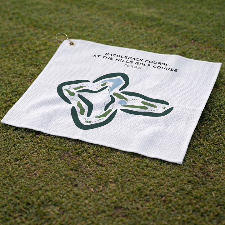 Saddleback Course at The Hills Golf Course, Texas - Printed Golf Courses