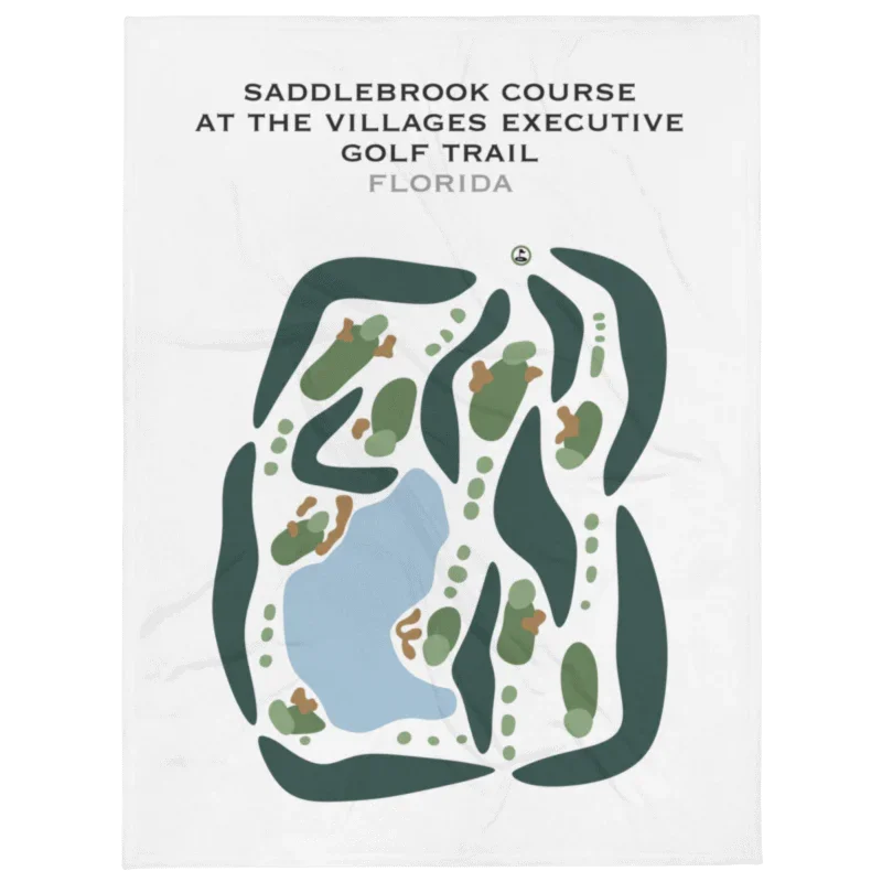 Saddlebrook Course at The Villages Executive Golf Trail, Florida - Printed Golf Courses