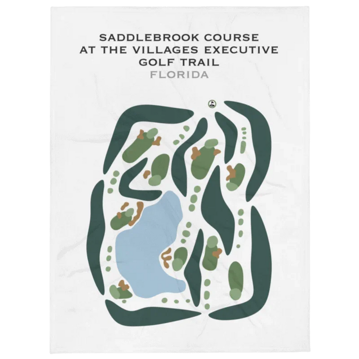 Saddlebrook Course at The Villages Executive Golf Trail, Florida - Printed Golf Courses
