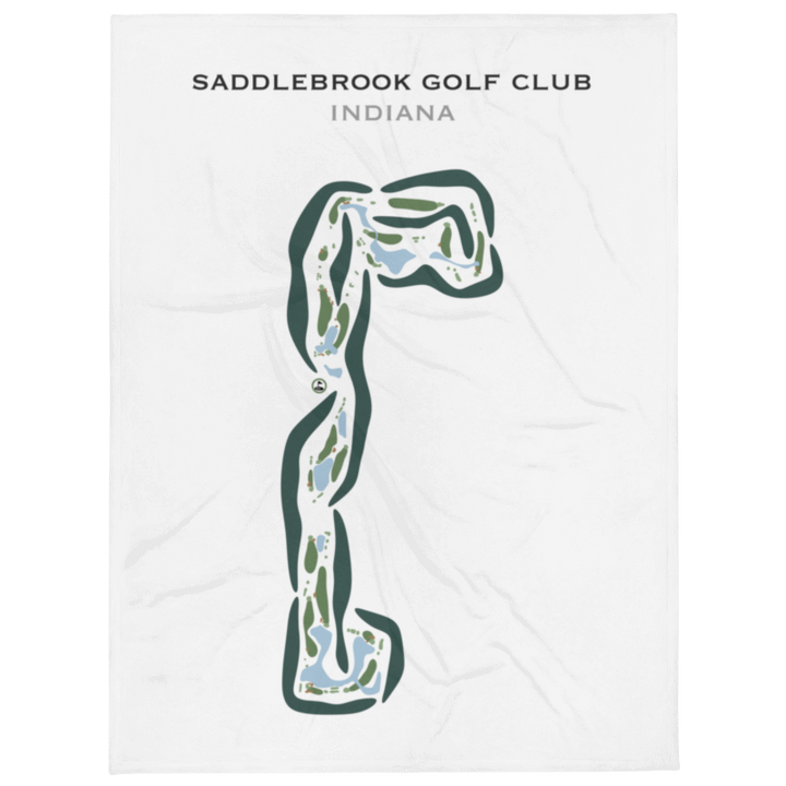 Saddlebrook Golf Club, Indiana - Printed Golf Courses