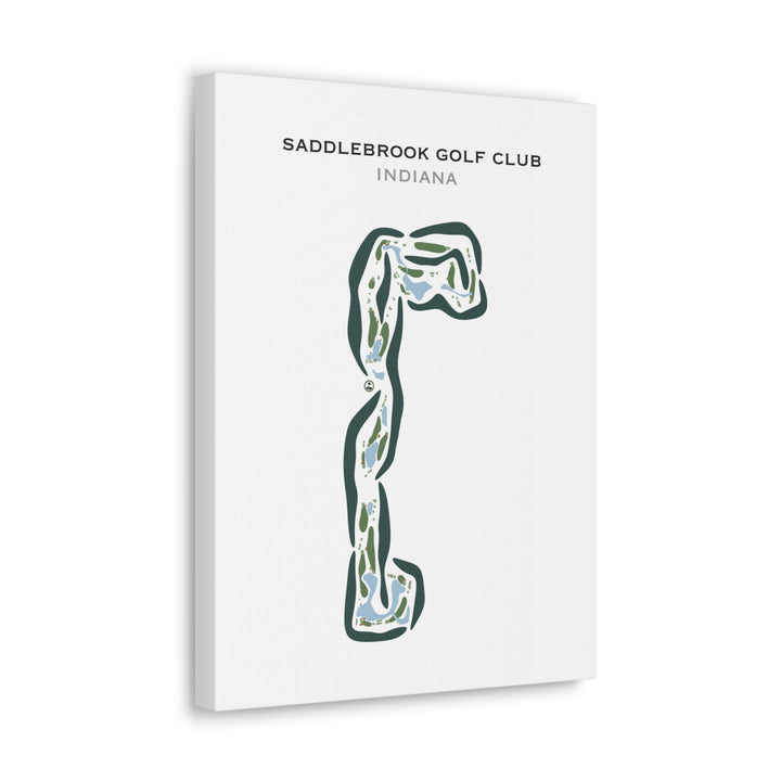 Saddlebrook Golf Club, Indiana - Printed Golf Courses