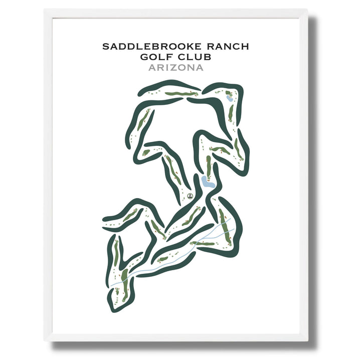 Saddlebrooke Ranch Golf Club, Arizona - Printed Golf Courses