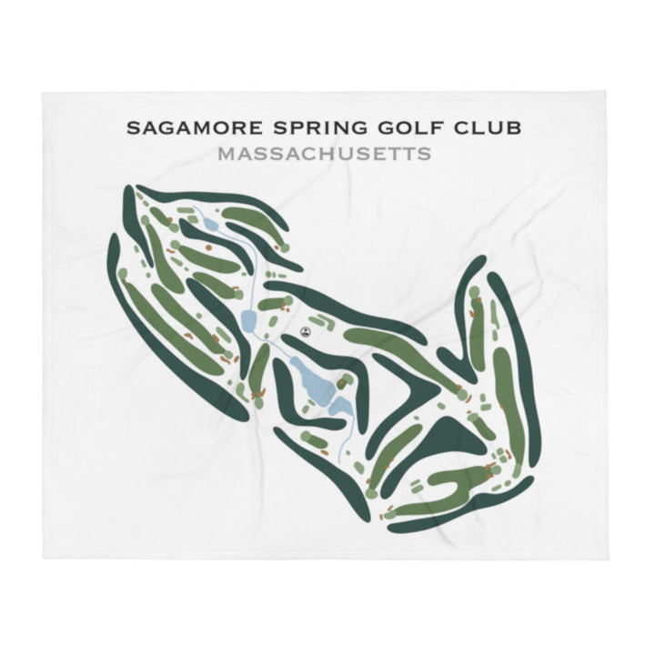 Sagamore Spring Golf Club, Massachusetts - Printed Golf Course