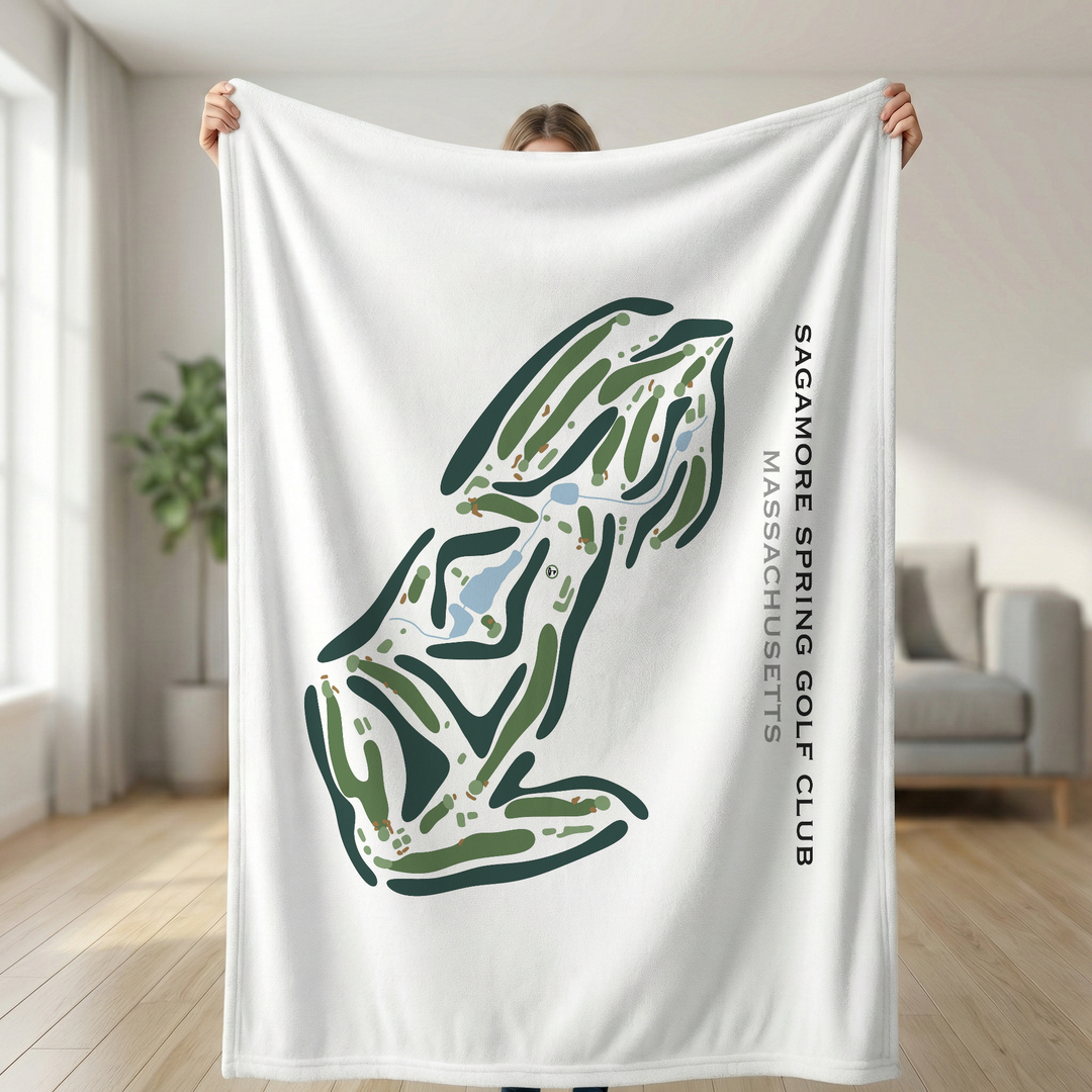 Sagamore Spring Golf Club, Massachusetts - Printed Golf Course