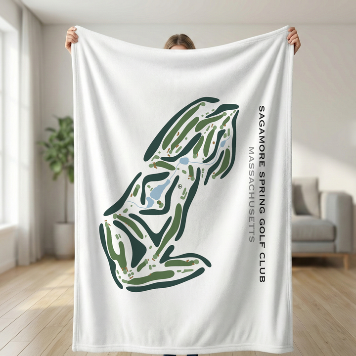 Sagamore Spring Golf Club, Massachusetts - Printed Golf Course