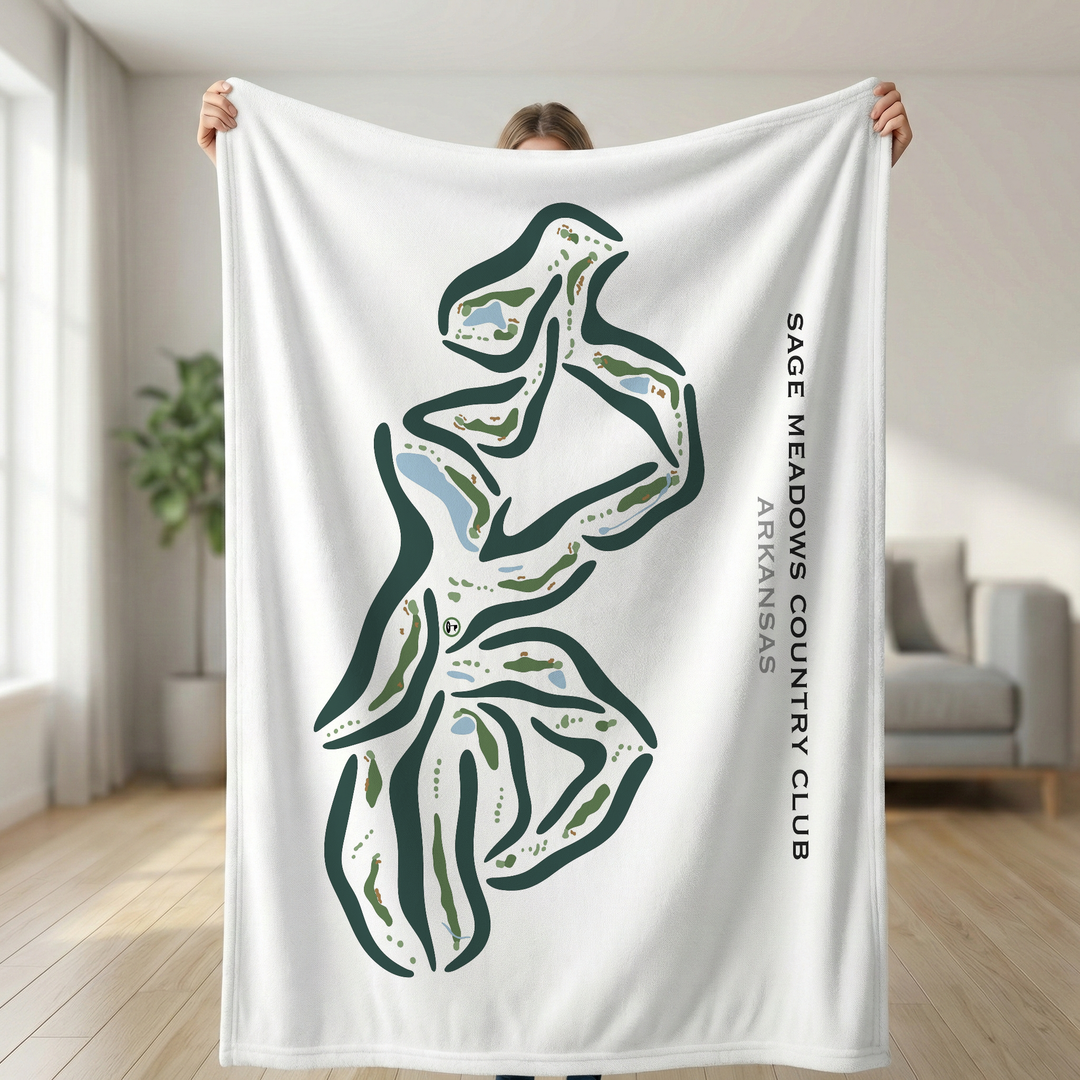 Sage Meadows Country Club, Arkansas - Printed Golf Courses