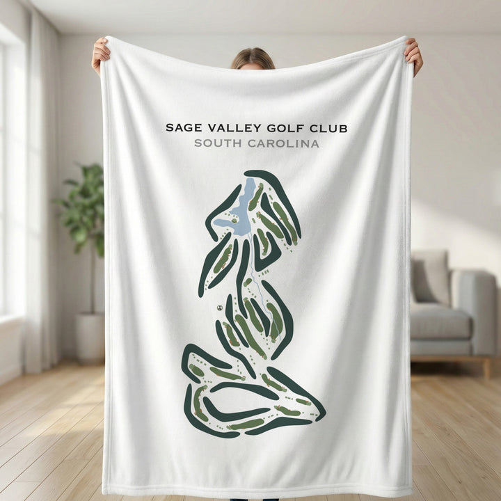 Sage Valley Golf Club, South Carolina - Printed Golf Courses