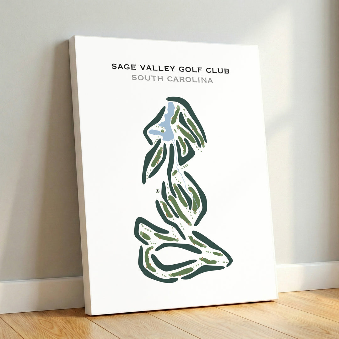Sage Valley Golf Club, South Carolina - Printed Golf Courses