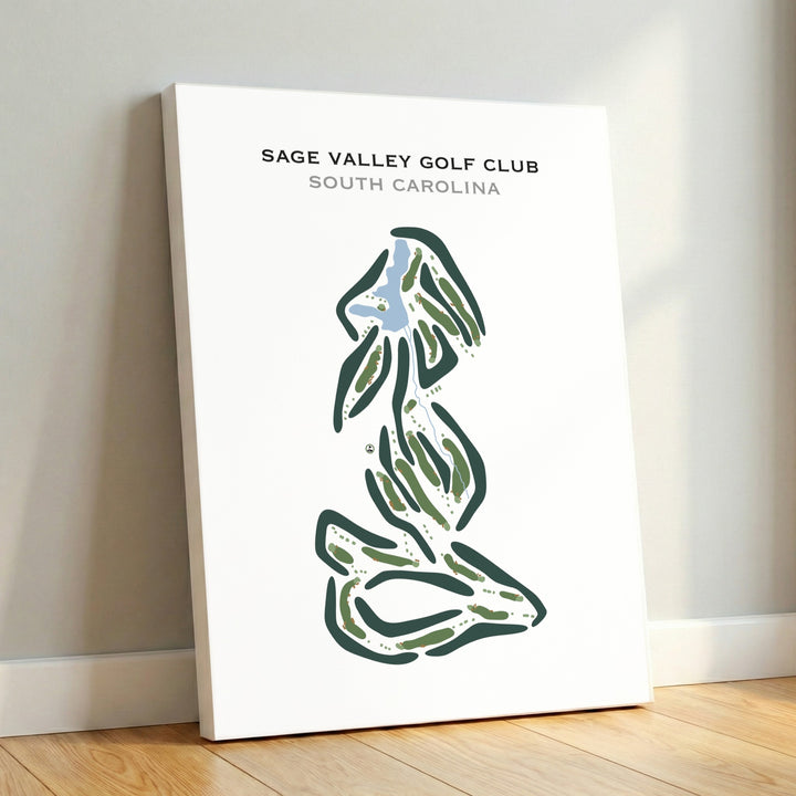 Sage Valley Golf Club, South Carolina - Printed Golf Courses