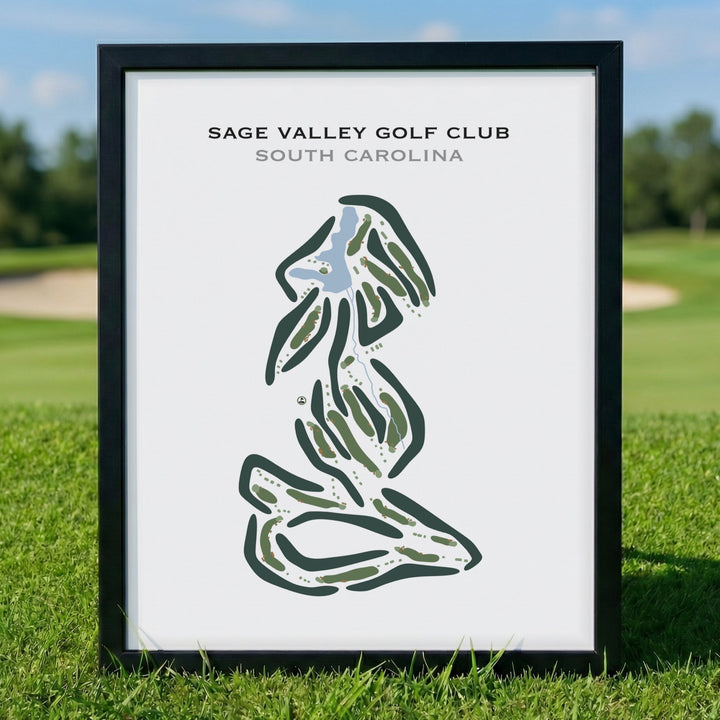 Sage Valley Golf Club, South Carolina - Printed Golf Courses