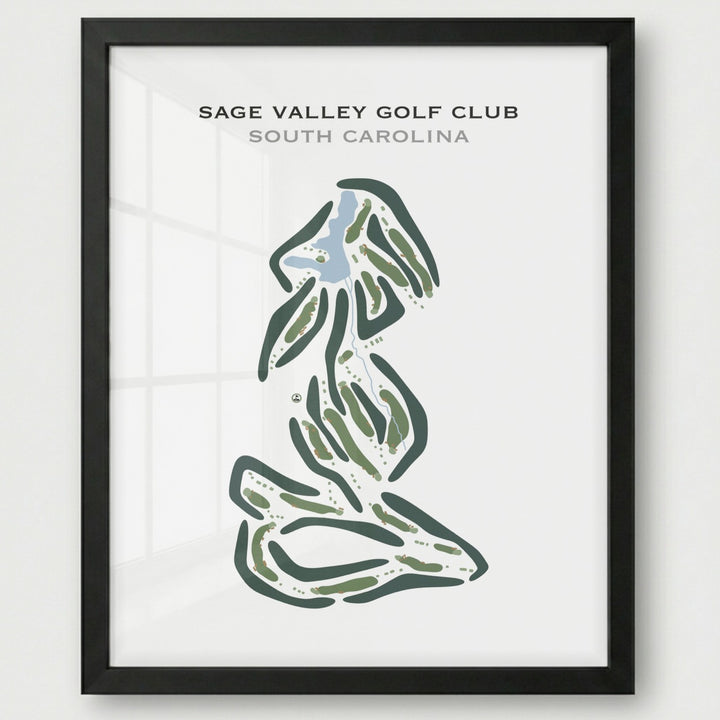 Sage Valley Golf Club, South Carolina - Printed Golf Courses