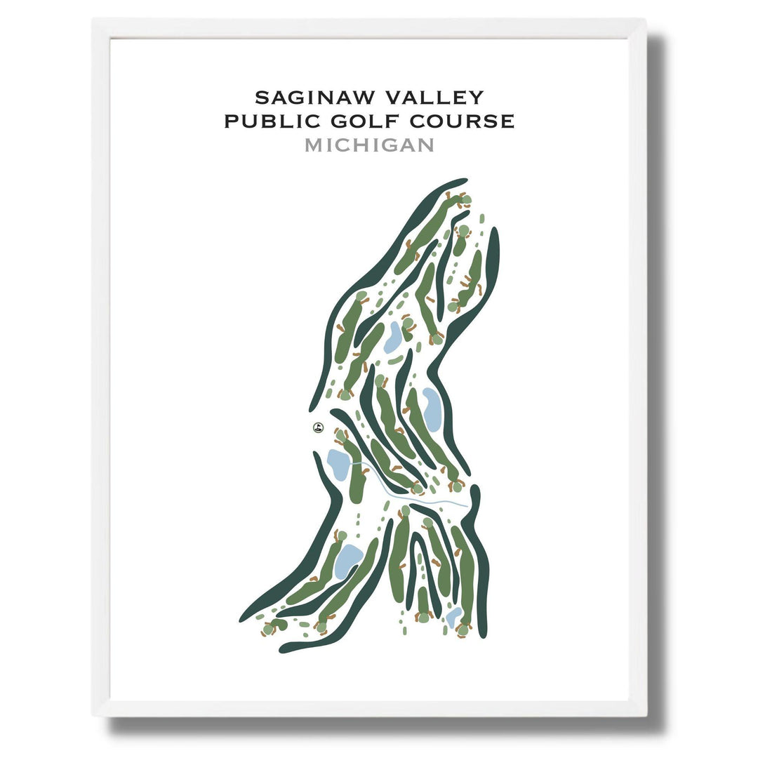 Saginaw Valley Public Golf Course, Michigan - Golf Course Prints