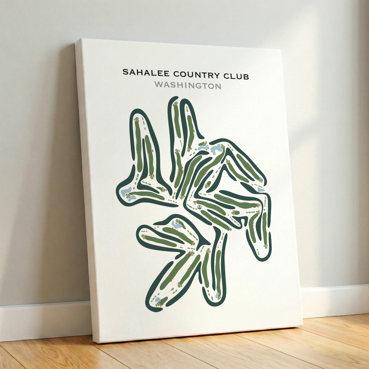 Sahalee Country Club, Washington - Printed Golf Courses