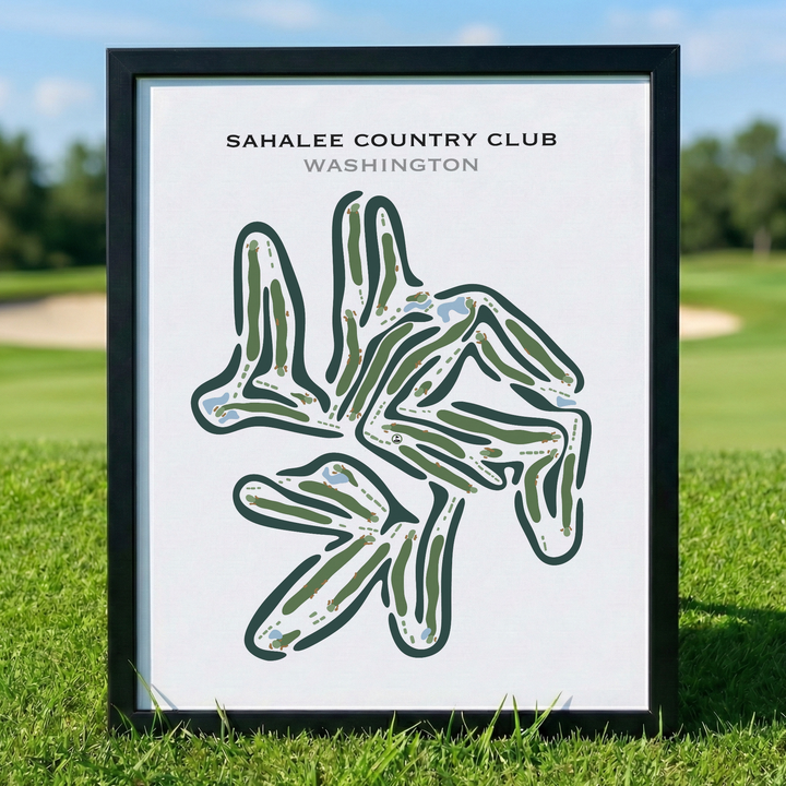 Sahalee Country Club, Washington - Printed Golf Courses