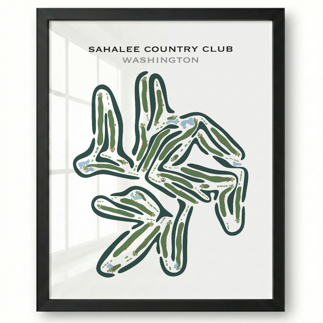 Sahalee Country Club, Washington - Printed Golf Courses