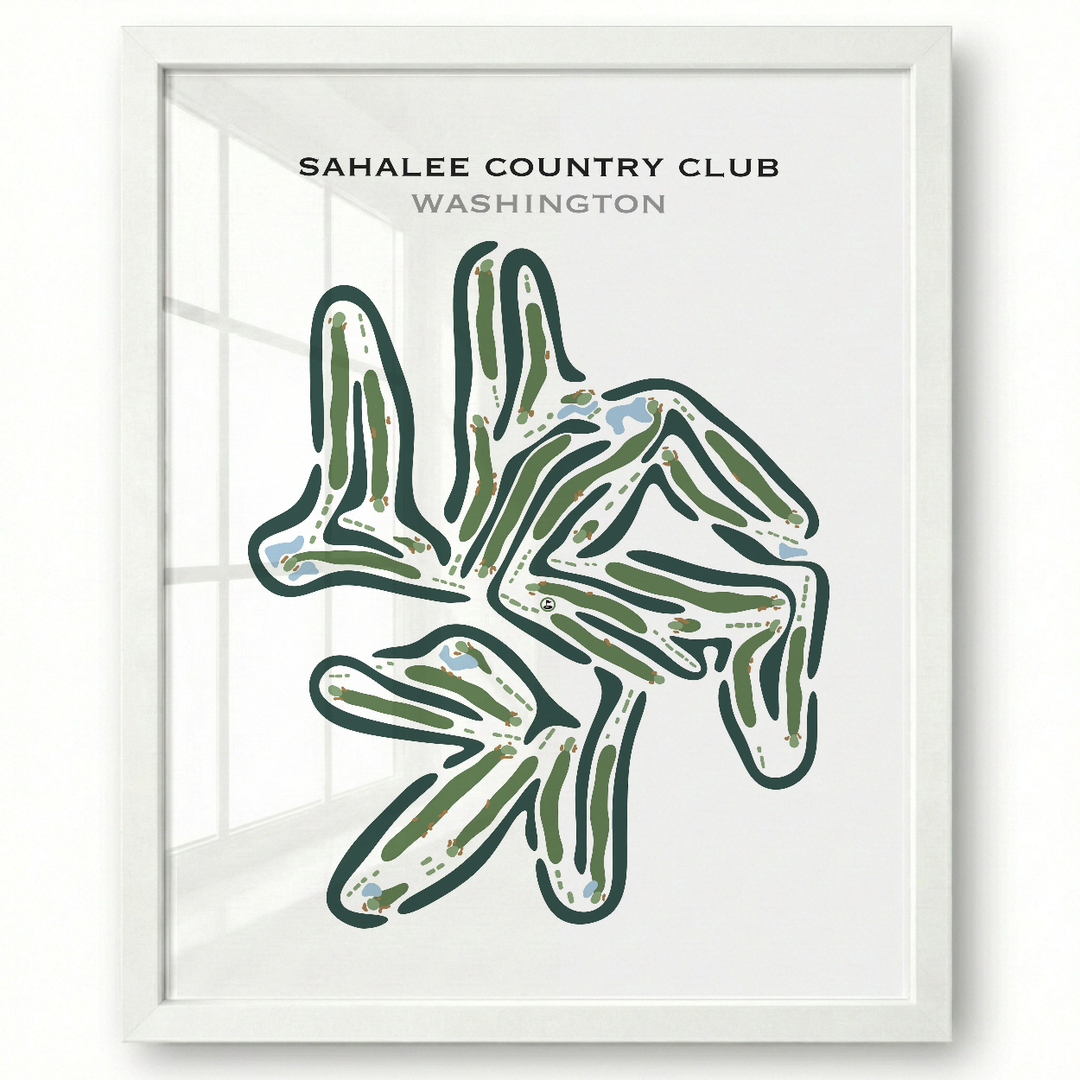 Sahalee Country Club, Washington - Printed Golf Courses