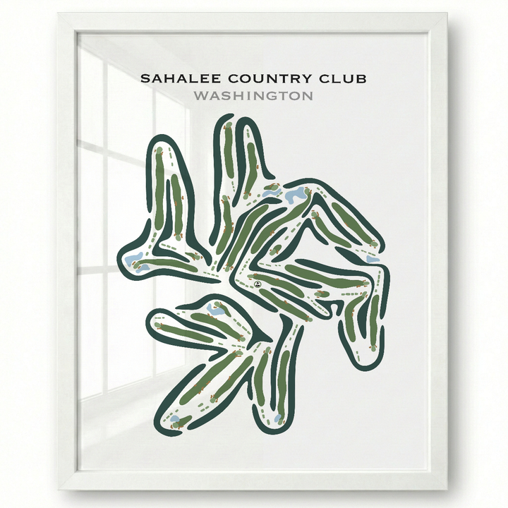 Sahalee Country Club, Washington - Printed Golf Courses