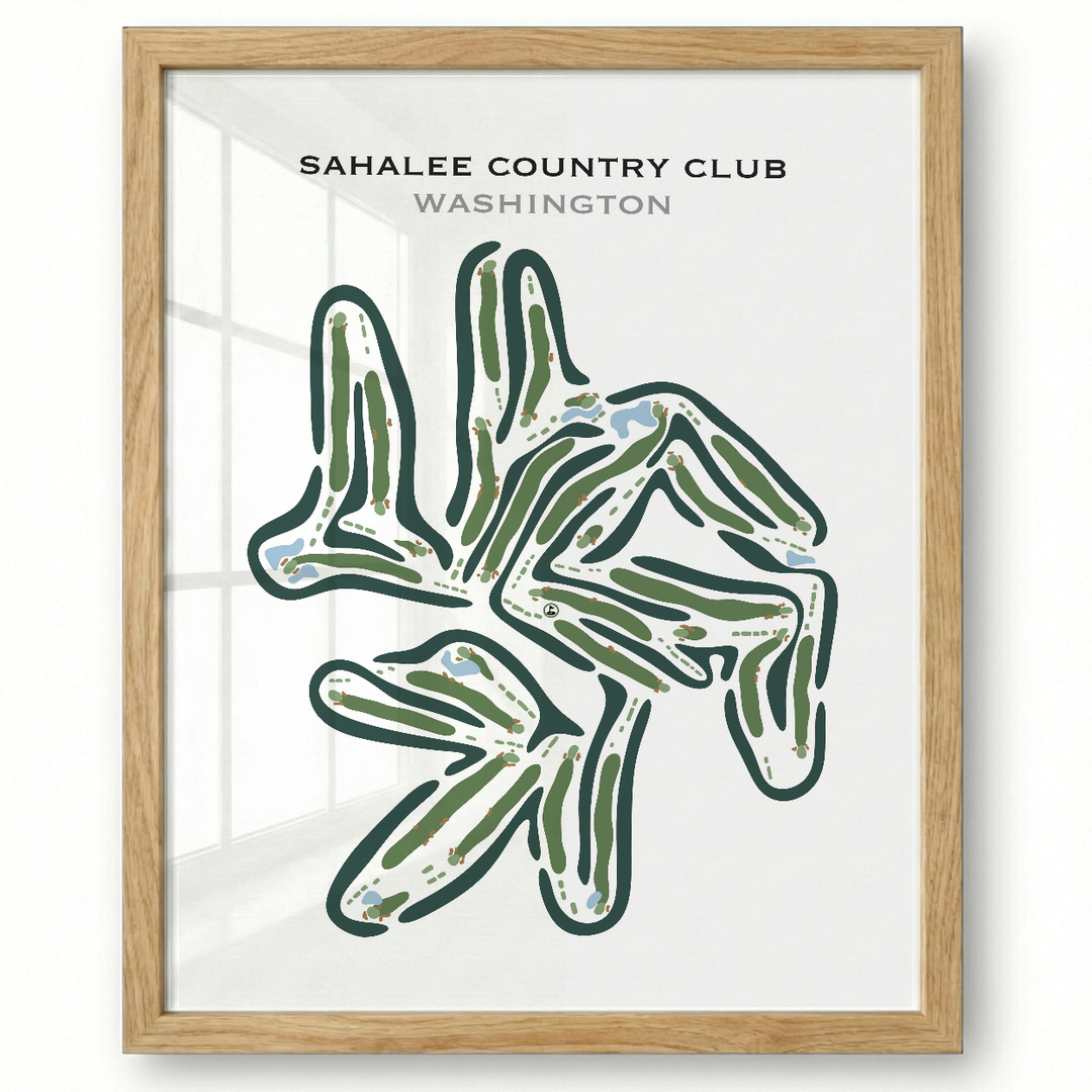 Sahalee Country Club, Washington - Printed Golf Courses