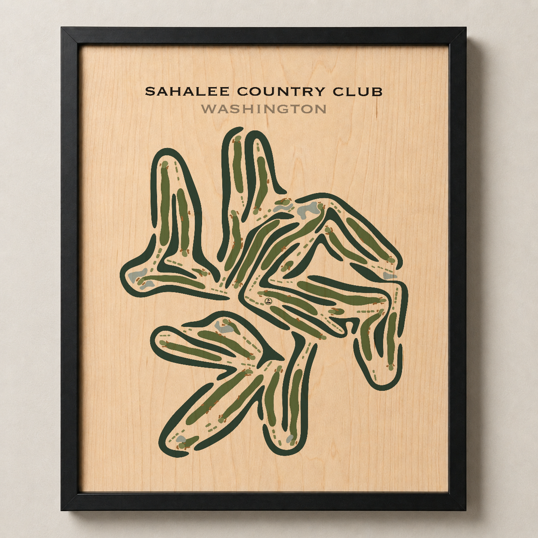 Sahalee Country Club, Washington - Printed Golf Courses