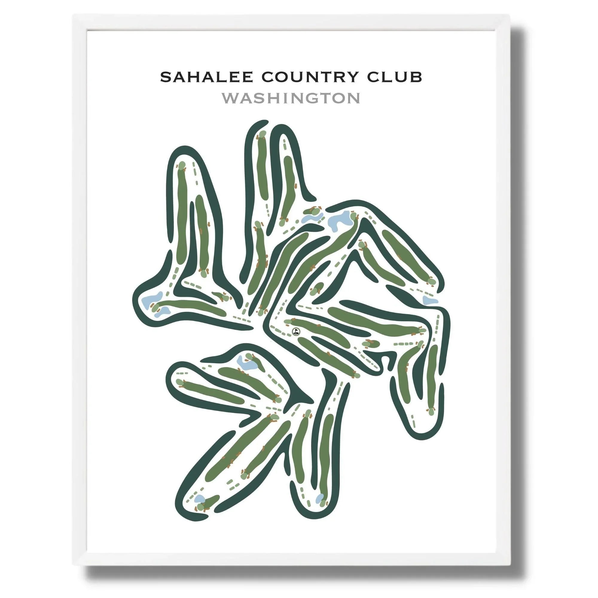 Sahalee Country Club Washington Golf Course Maps and Prints Golf